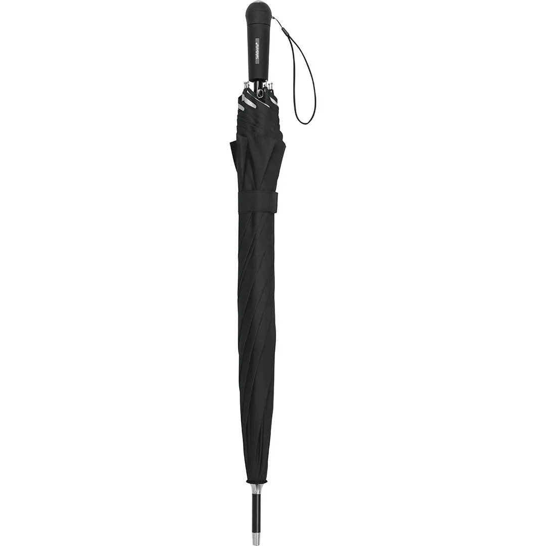 AC-Stockschirm Safebrella® LED, schwarz – Bild 3
