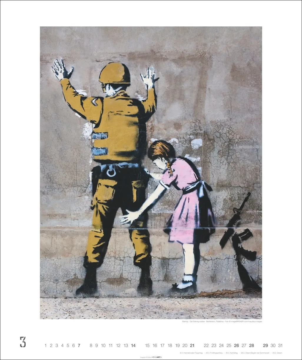 Banksy Edition Wandkalender 2027 – Bild 4