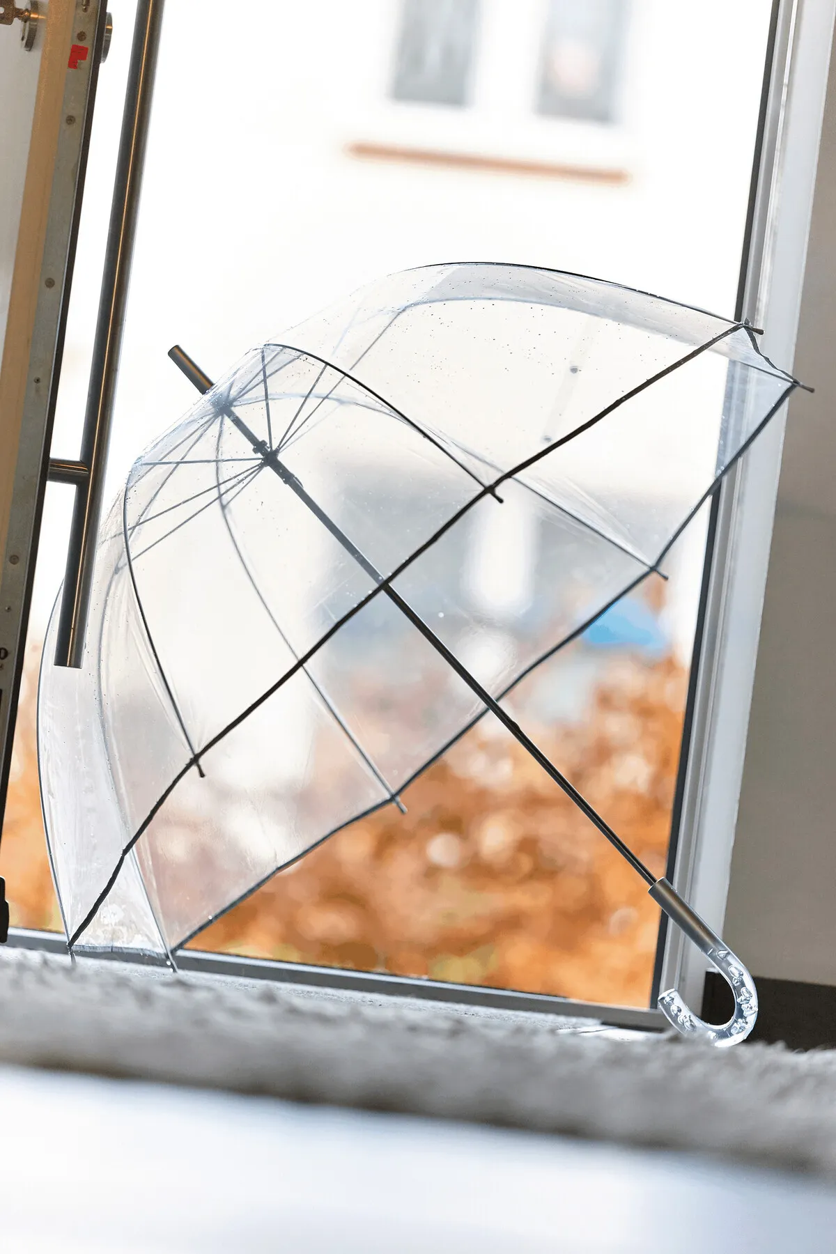 BELLEVUE Umbrella, Glockenschirm silber, transparent, silber, transparent – Bild 12