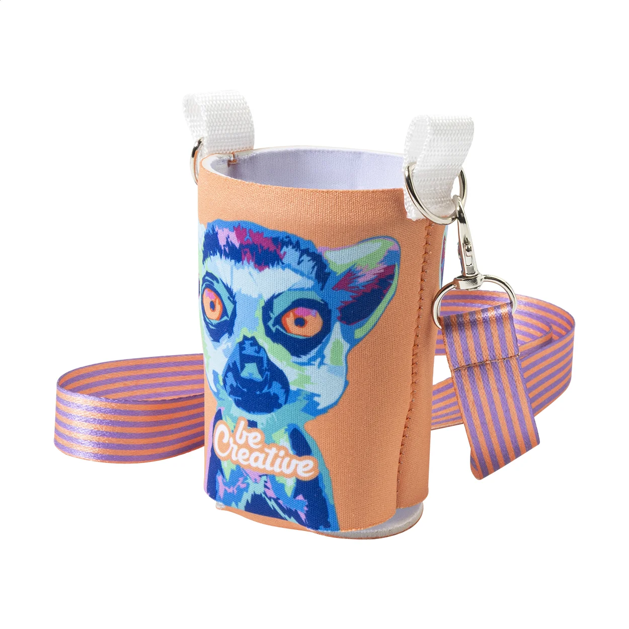 RPET-Dosenkühler PrintCan Carry, Standardtyp, weiß – Bild 5