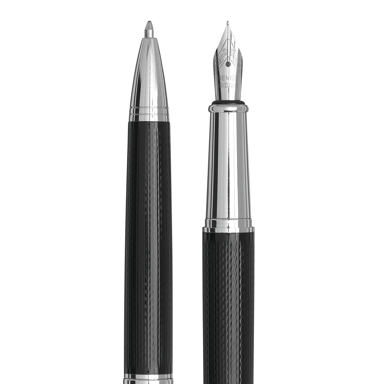 MANZONI - Schreibset schwarz, silber, schwarz, silber – Bild 5