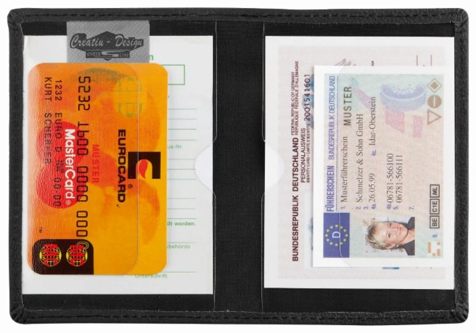 Ausweistasche "175Select" schwarz, schwarz – Bild 2