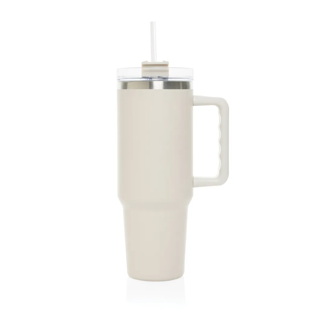 Peakflow Becher aus RCS recyceltem Stainless Steel 1200ml, warm brown – Bild 2