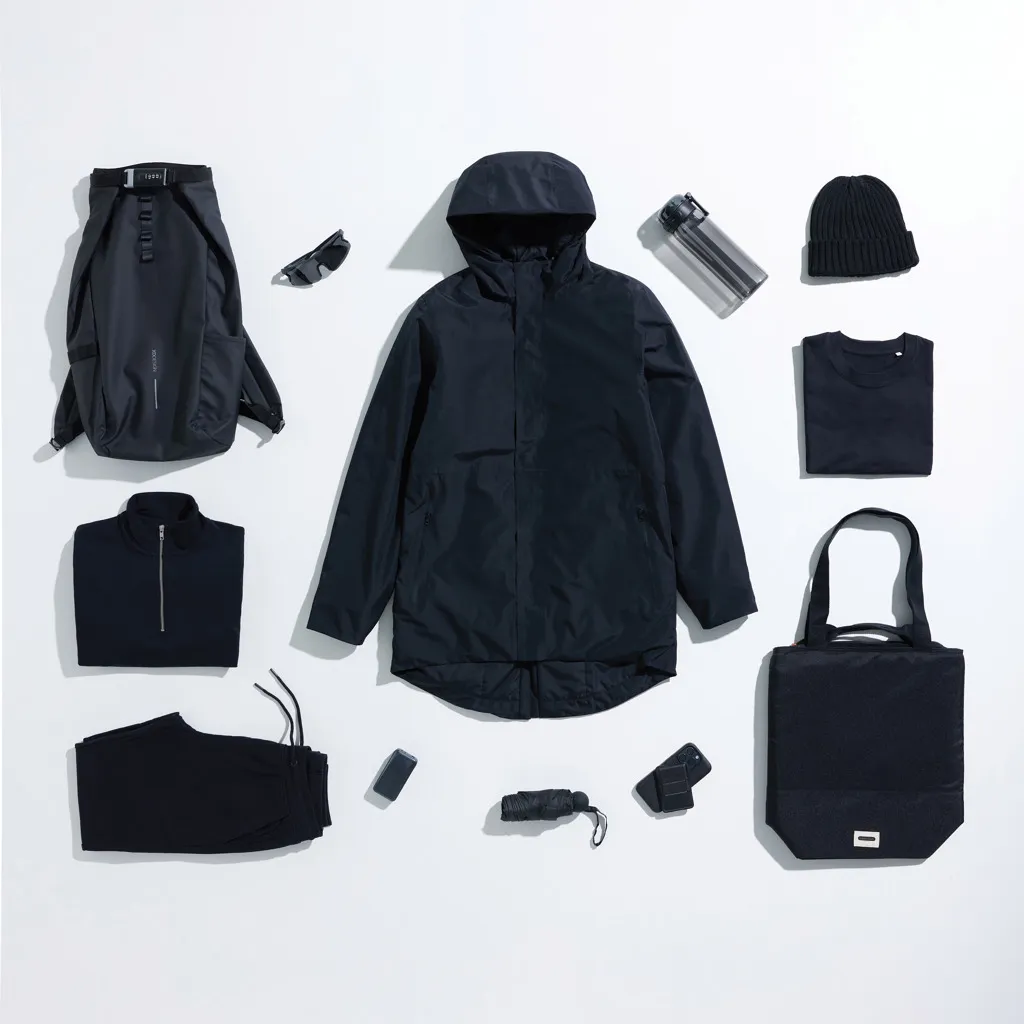 IQONIQ Thelon Parka aus recyceltem Polyester, schwarz – Bild 9