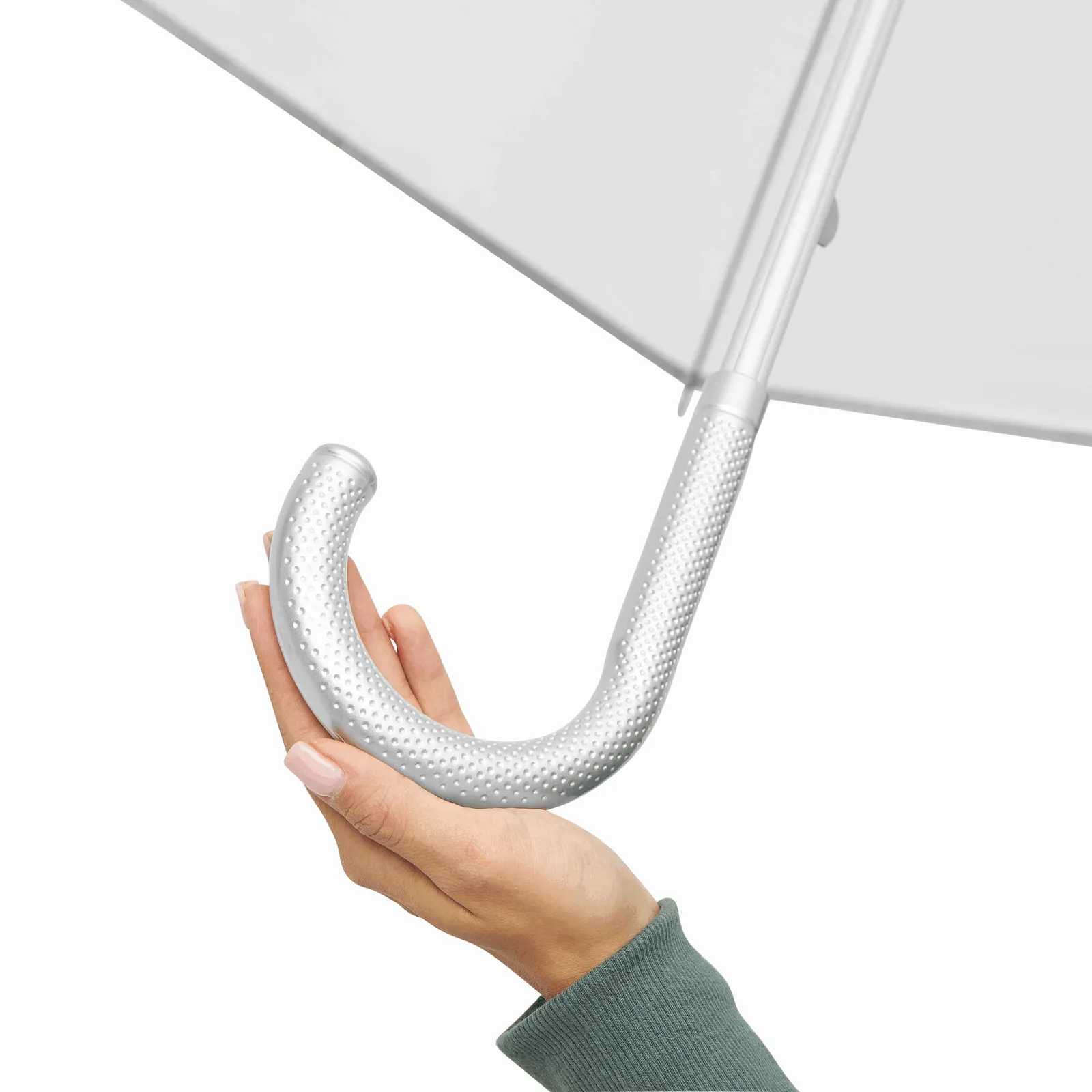PANORAMIX Umbrella, Transparenter Aluminium-Stockschirm silber, transparent, silber, transparent – Bild 11