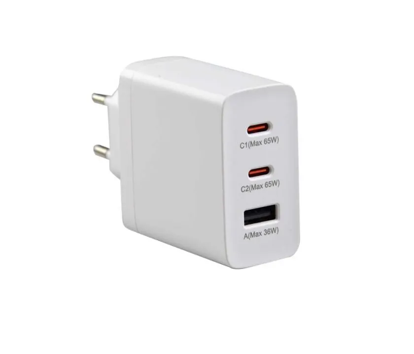 GRUNDIG USB-C-Ladegerät mit 3 Anschlüssen GaN 65W, Weiß – Bild 3