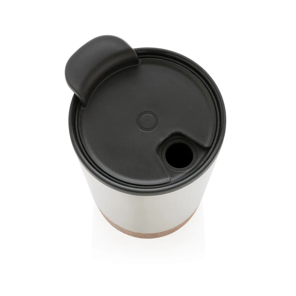 RCS recycelter Edelstahl-Kaffeebecher mit Kork, silber – Bild 4