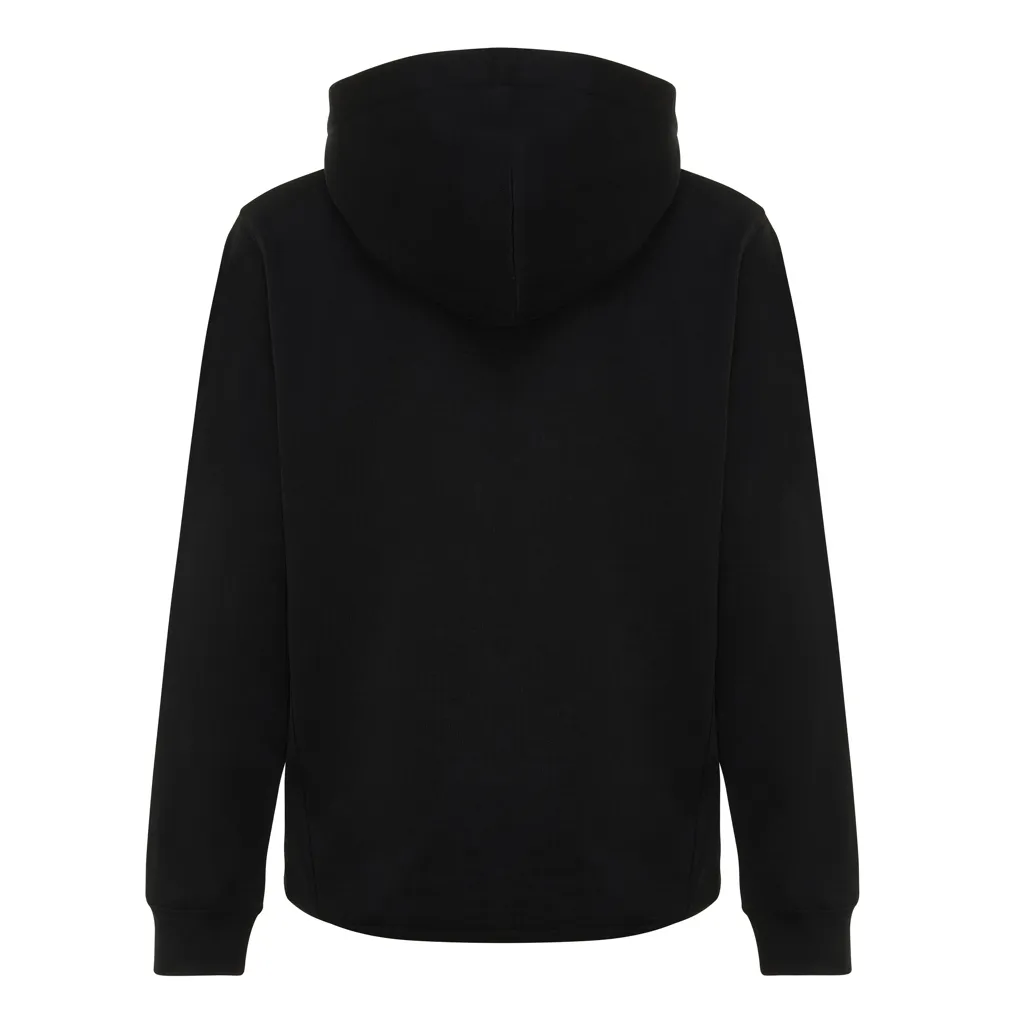 IQONIQ Yengo KidsHoodie mit Seitentaschen aus rec. Baumwolle, schwarz – Bild 2