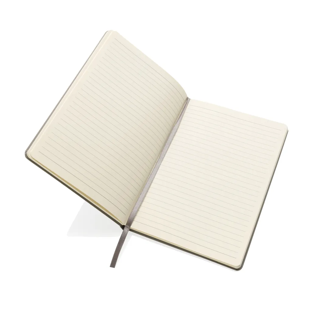 A5 Hardcover Notizbuch, grau – Bild 3