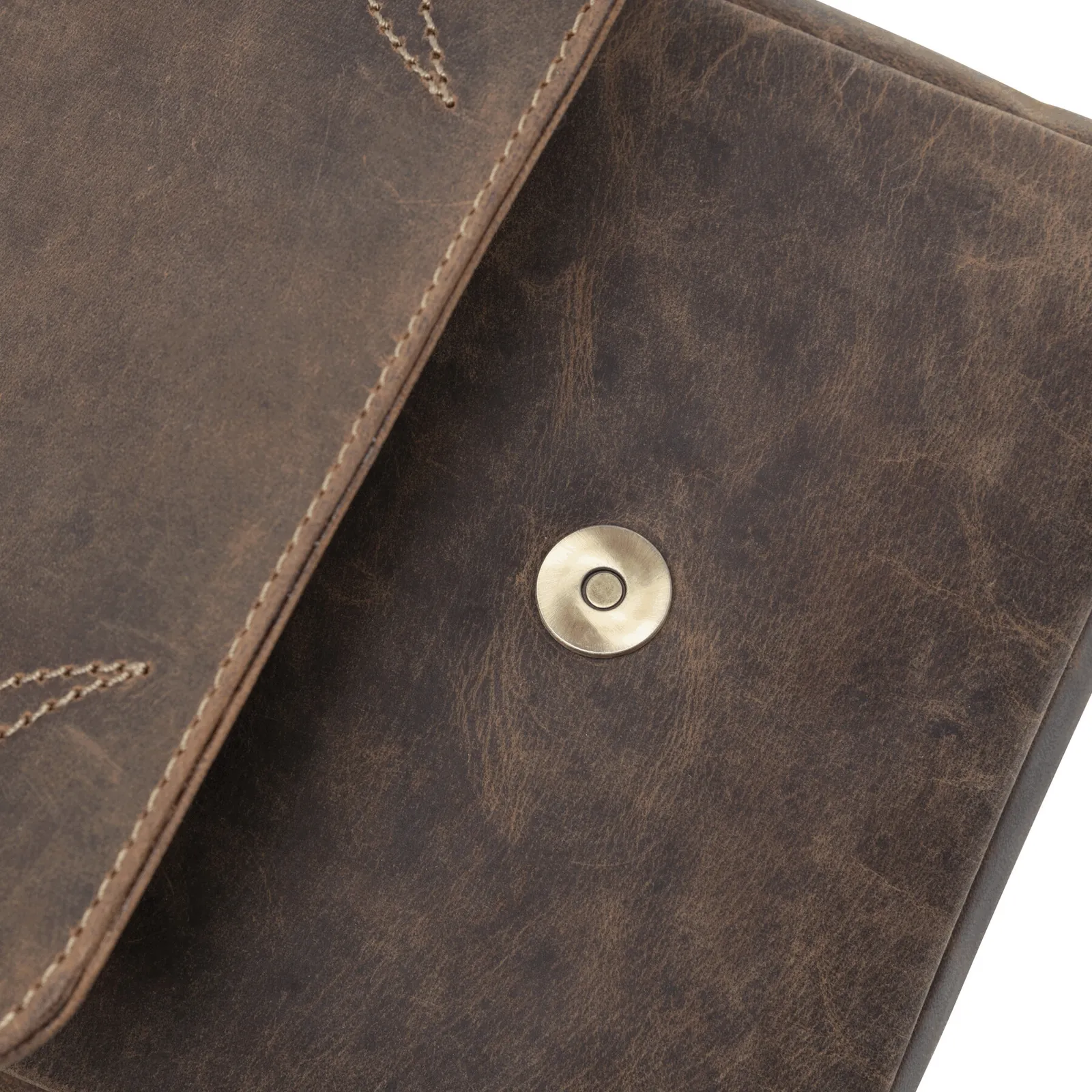 WILDERNESS - Echtleder-Tasche braun, braun – Bild 6