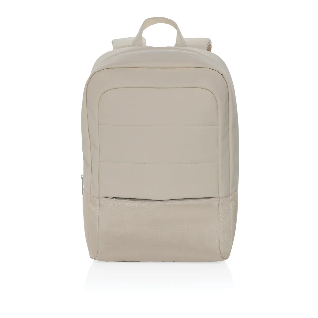 Armond AWARE™ RPET 15.6" Basic Laptop-Rucksack, beige – Bild 2