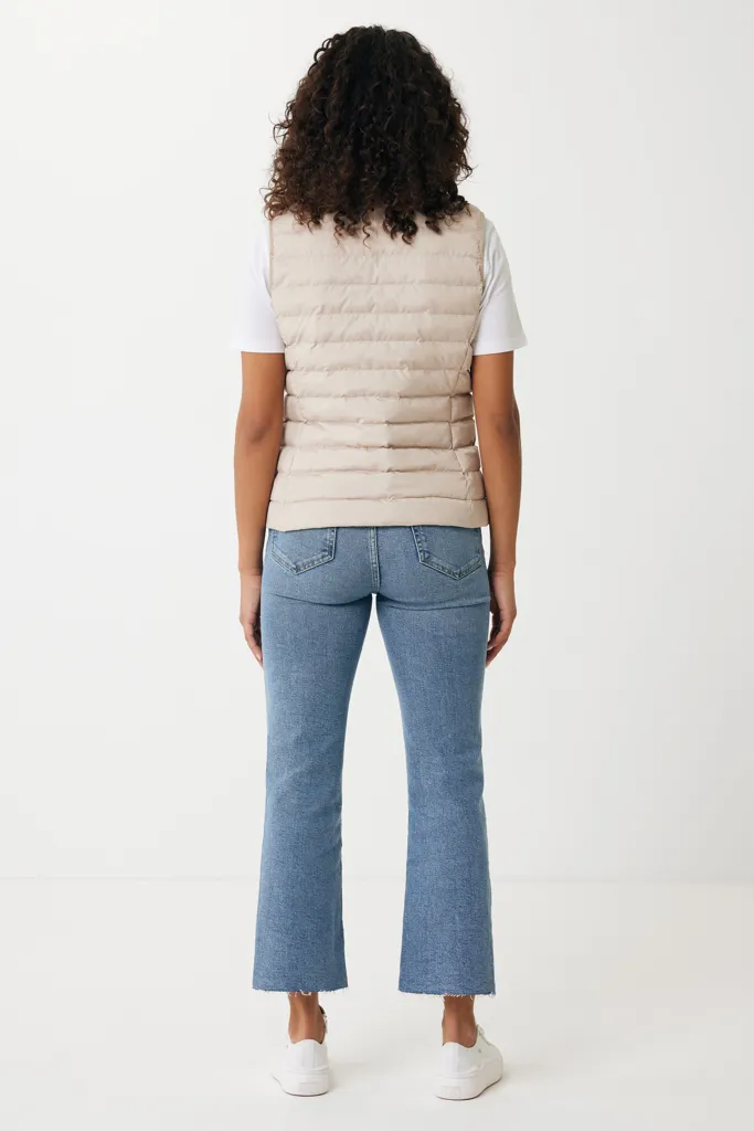 IQONIQ Meru Damen Bodywarmer aus recyceltem Polyester, beige – Bild 6