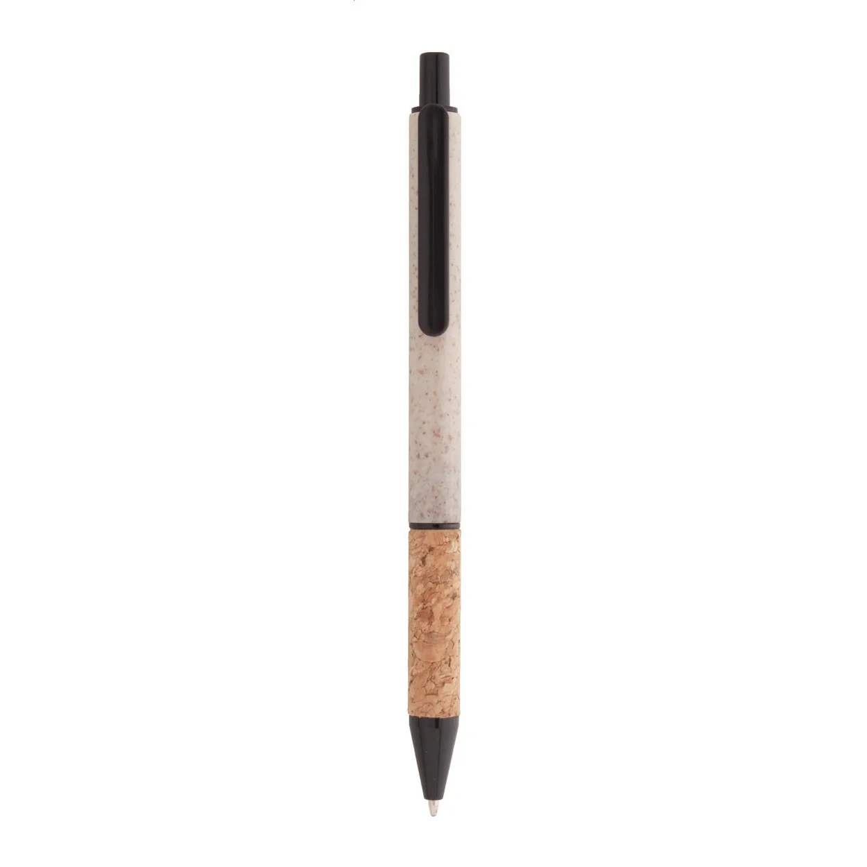 Kugelschreiber Corgy, schwarz, natur – Bild 2