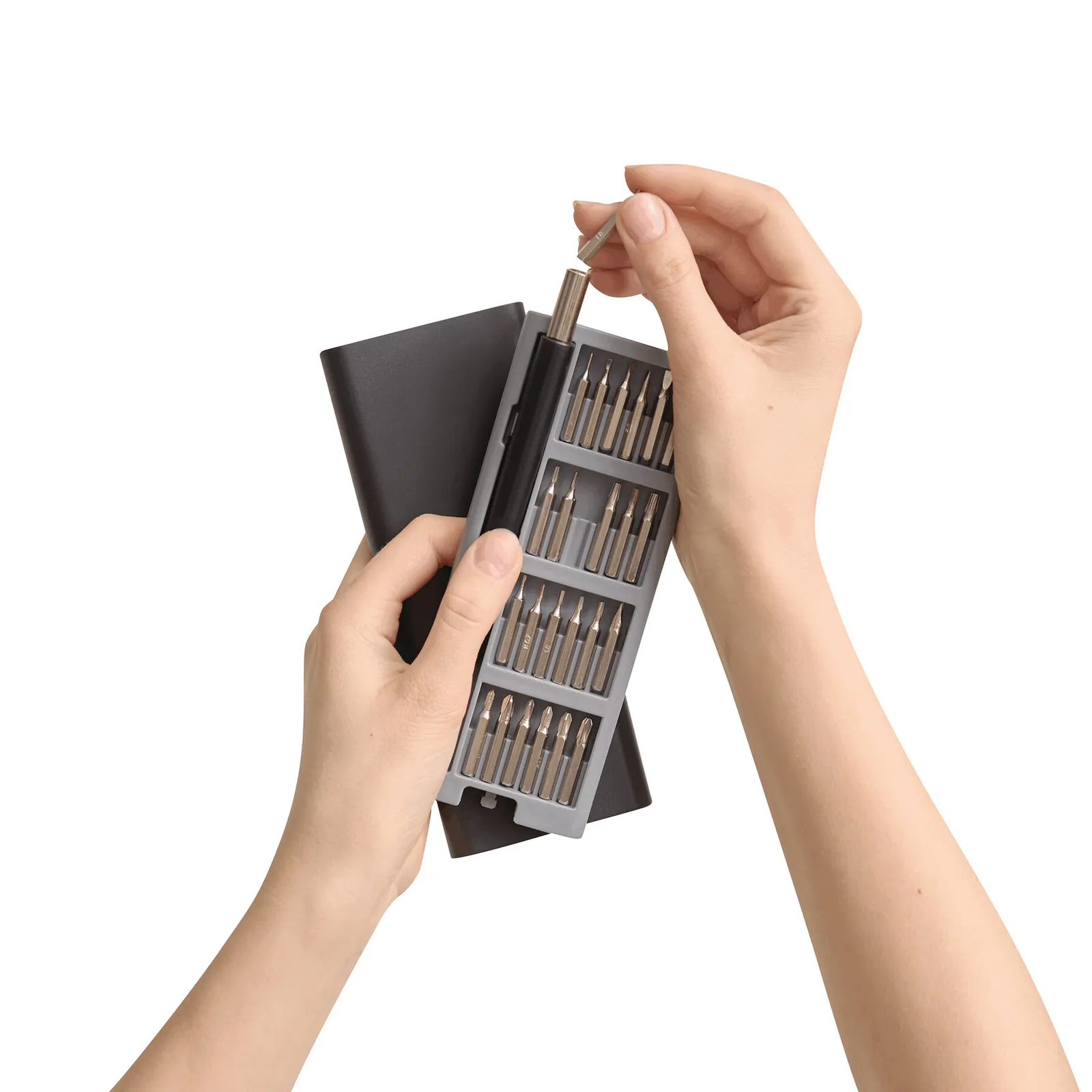 BIT PRECISION - Schraubendreher-Set, 26-teilig, schwarz – Bild 5