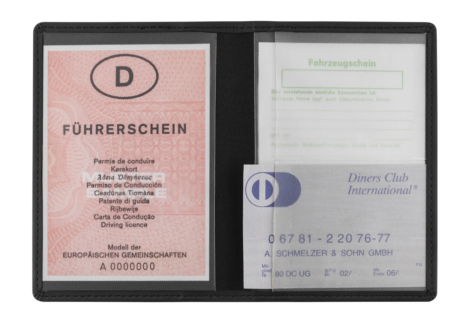 Ausweistasche "ColourCraft", schwarz – Bild 2