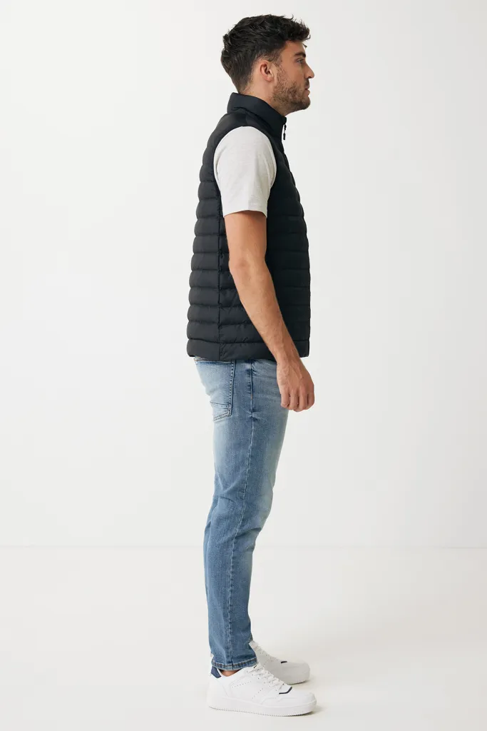 IQONIQ Meru Herren Bodywarmer aus recyceltem Polyester, schwarz – Bild 7