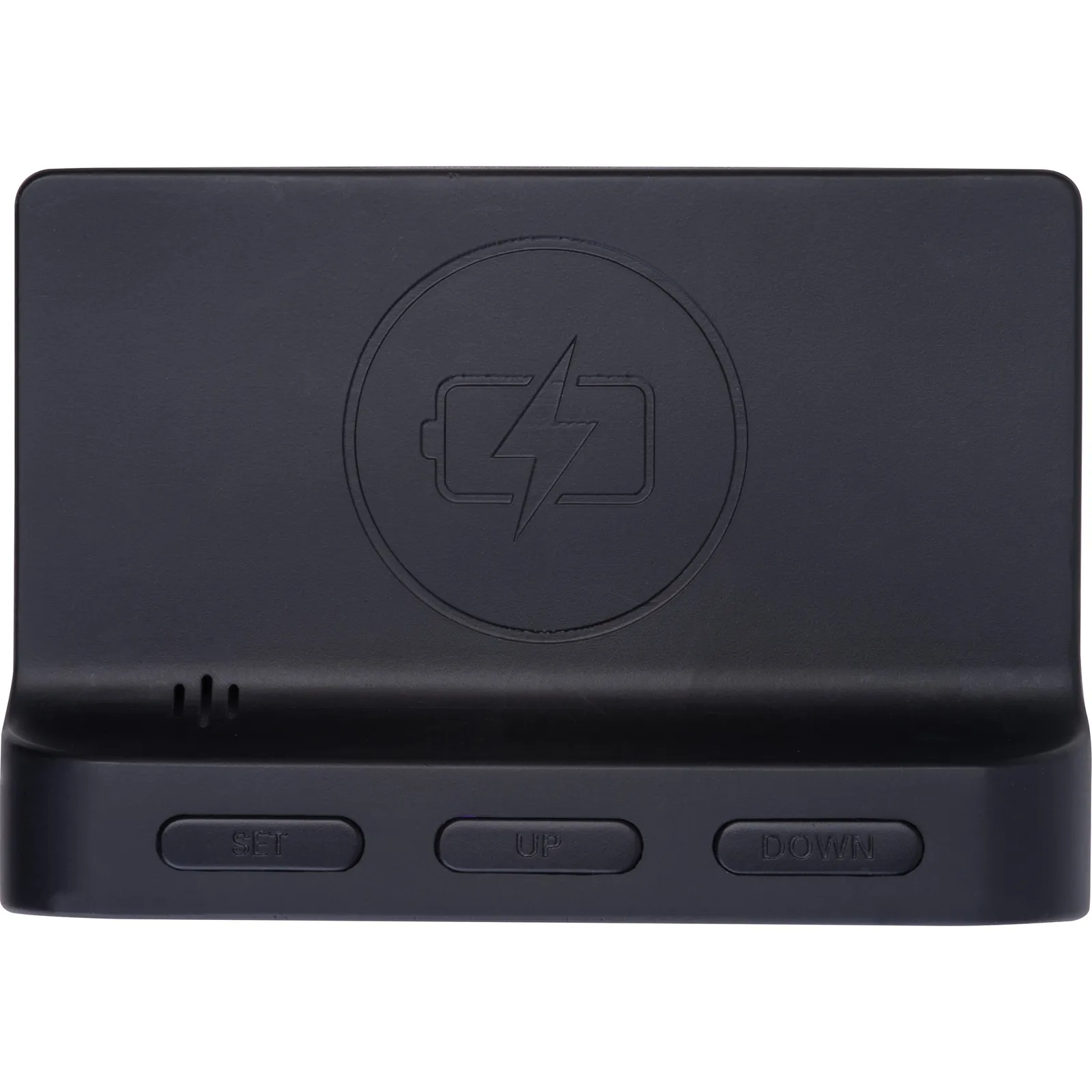 Wecker und Wireless charger Adelaine, schwarz – Bild 6