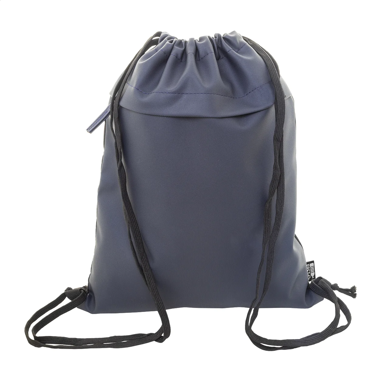 RPET drawstring bag Pudrow, dunkelblau – Bild 2