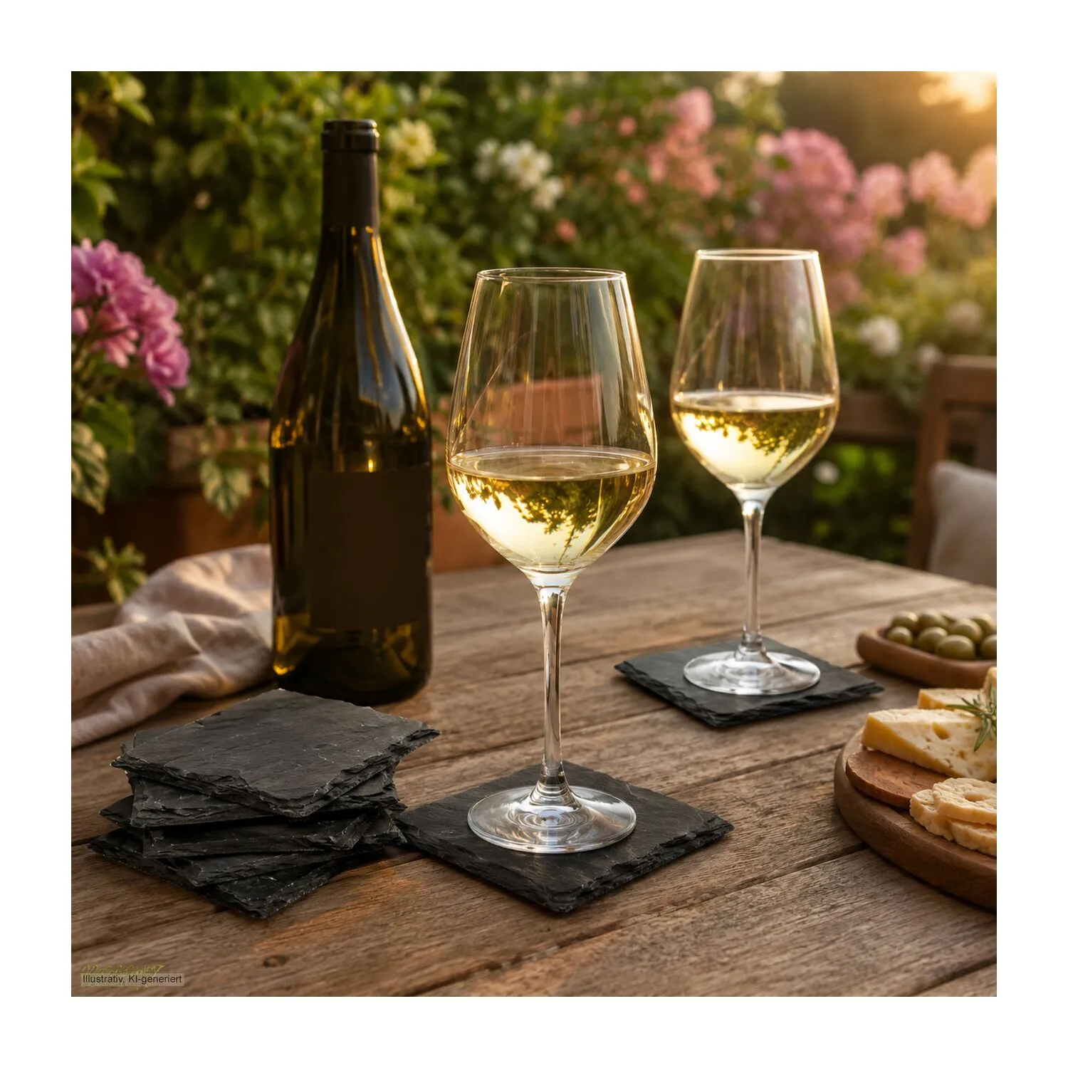Geschenkset / Präsenteset: Wein-Kühlung, schwarz – Bild 10