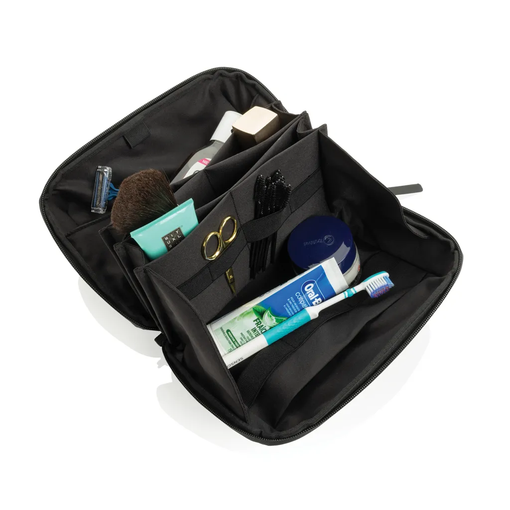 Swiss Peak OSLO RCS multifunktionale Kulturtasche, schwarz – Bild 6