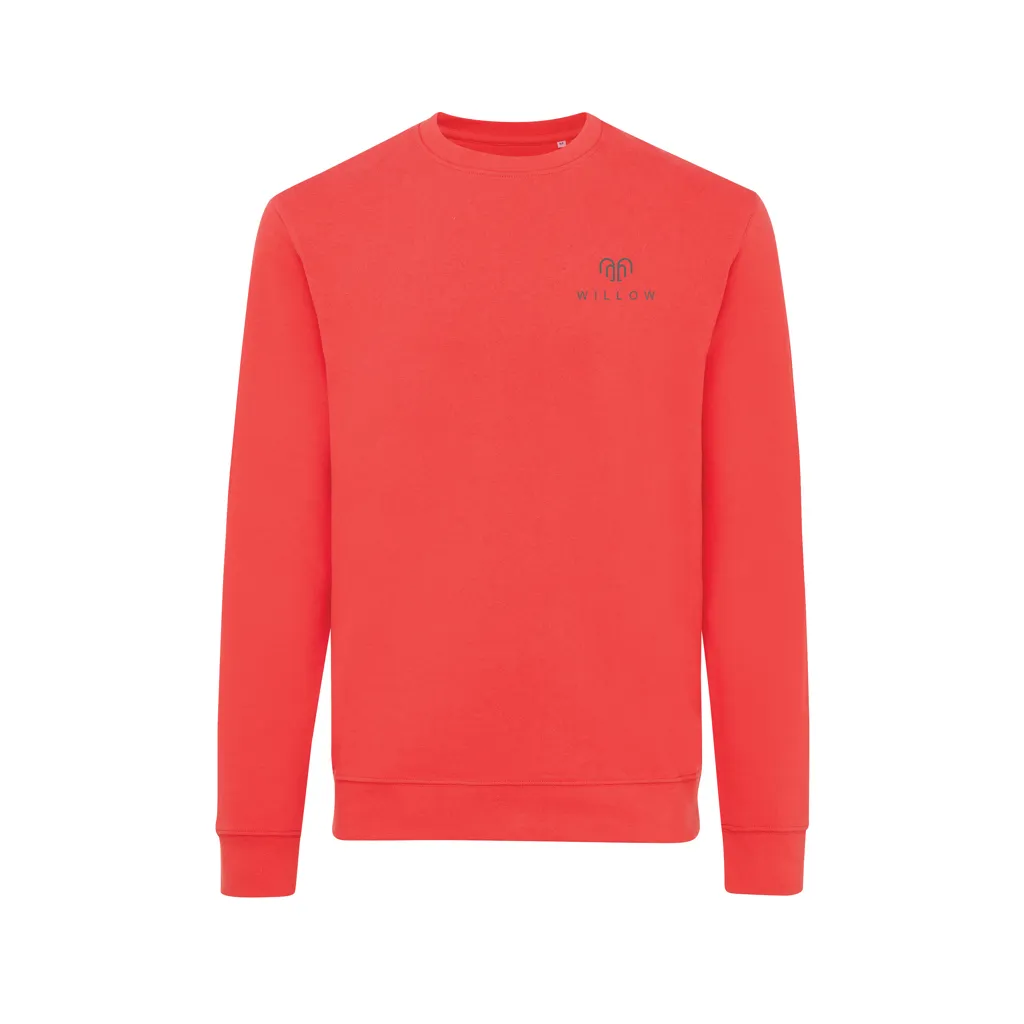 IQONIQ Zion Rundhals-Sweater aus recycelter Baumwolle, luscious red – Bild 3