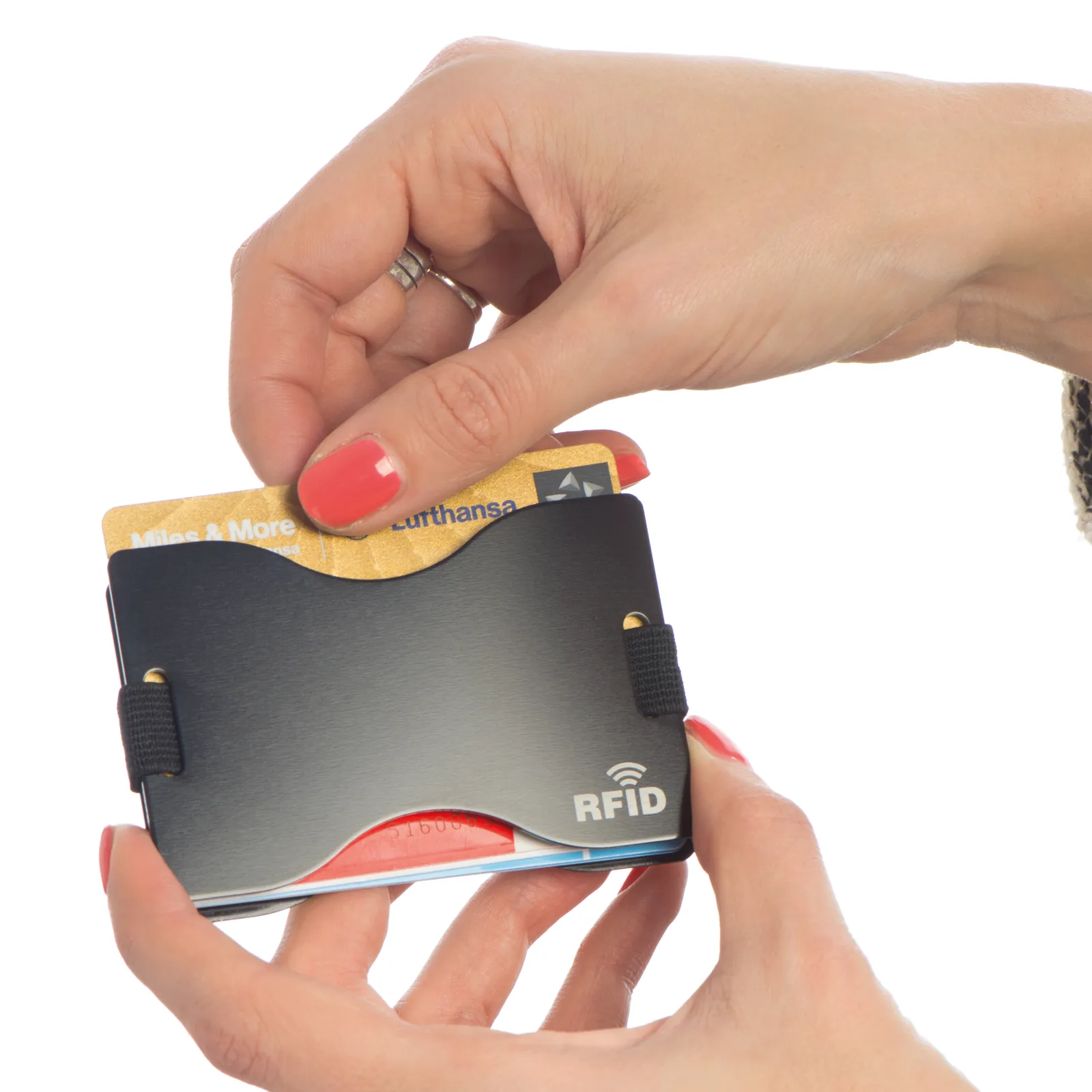 RFID Kartenhalter Gladstone, schwarz – Bild 3