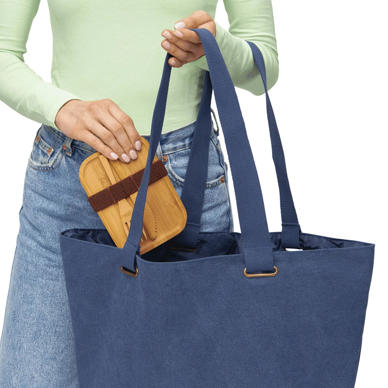 KORSIKA - Strandtasche, dunkelblau – Bild 7