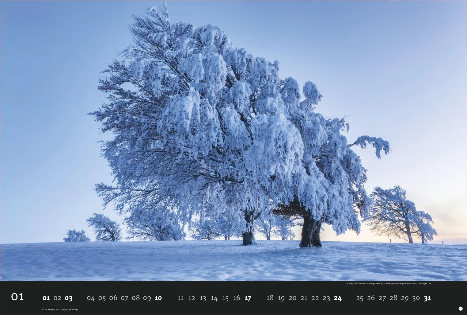AvH Deutschlands Naturparadiese Wandkalender 2027 – Bild 2