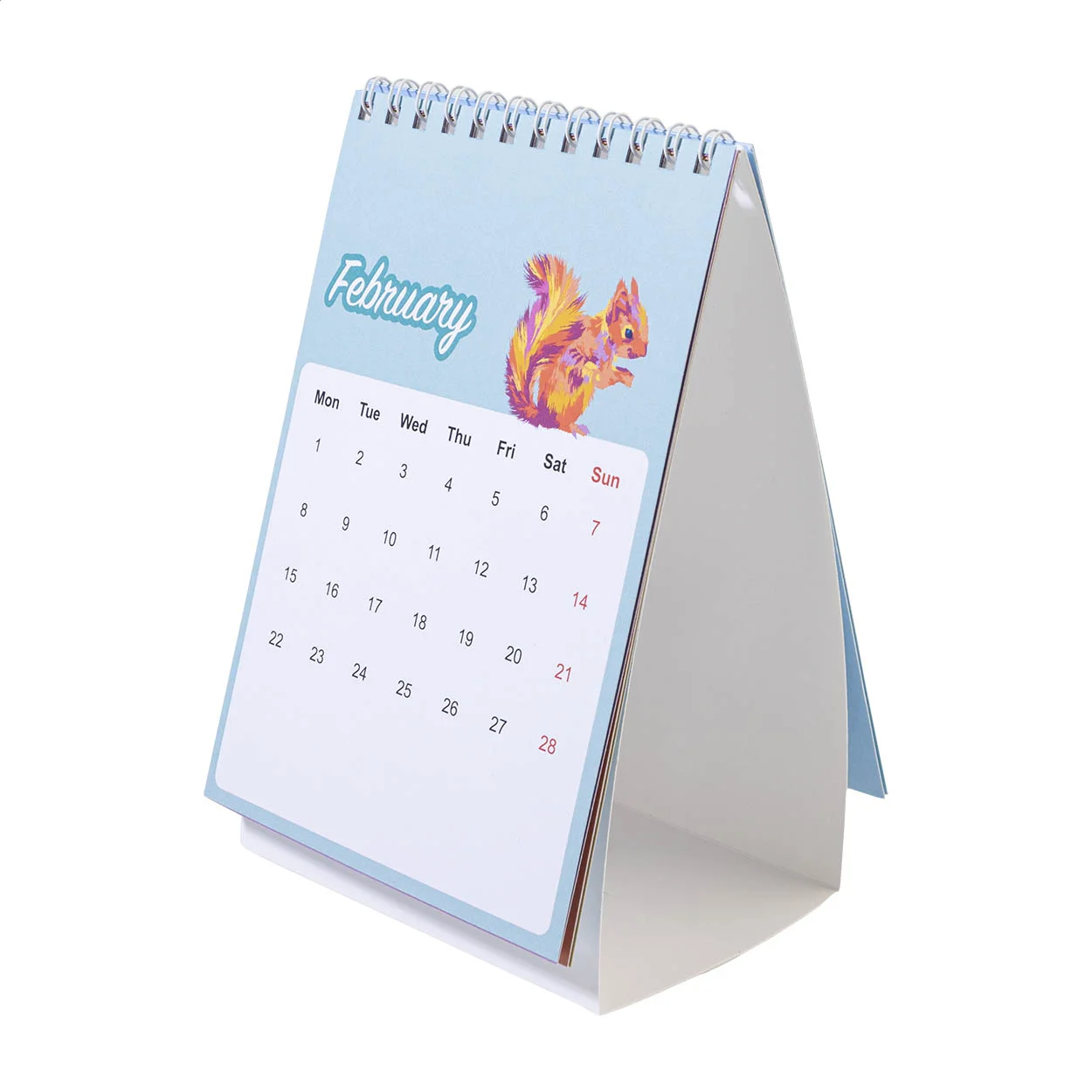 Individueller Tischkalender CreaDate Desk Mini, weiß – Bild 4