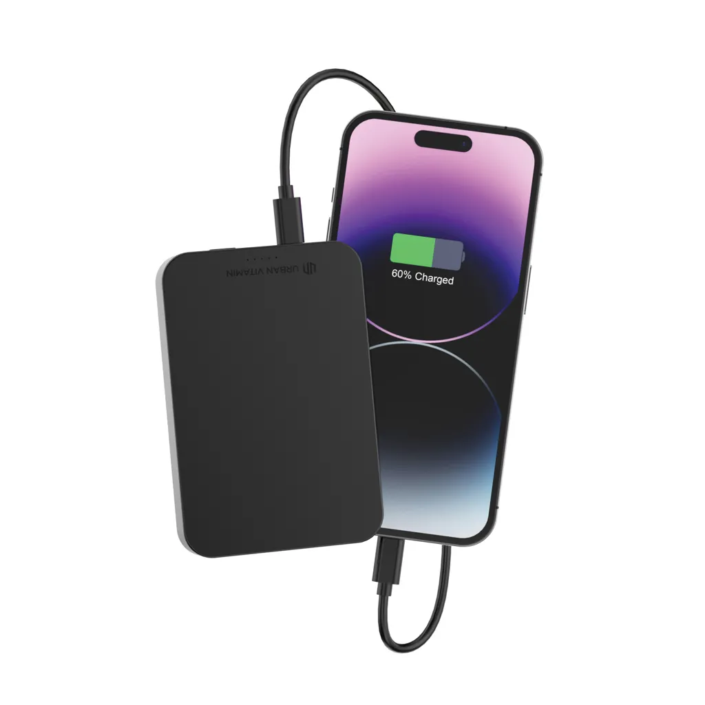 Urban Vitamin Compton 10000mAh Powerbank aus RCS Plastik/Alu, schwarz – Bild 4