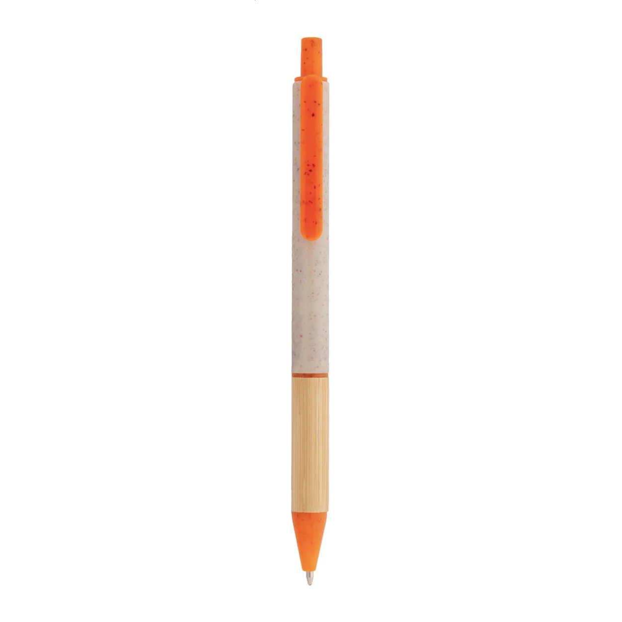 Kugelschreiber Borgy, orange, natur – Bild 2