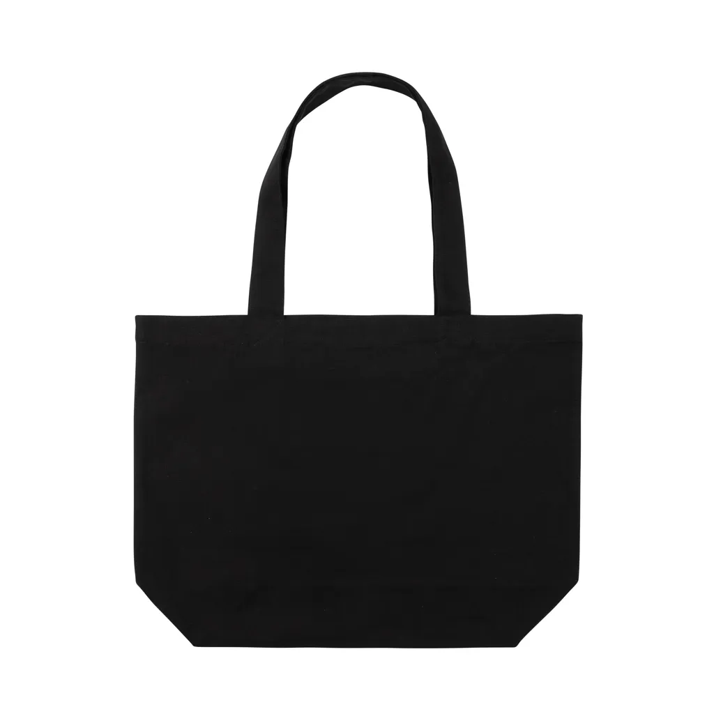 Impact Aware™ 240g/m² rcCanvas Shopper + Tasche, ungefärbt, schwarz – Bild 3