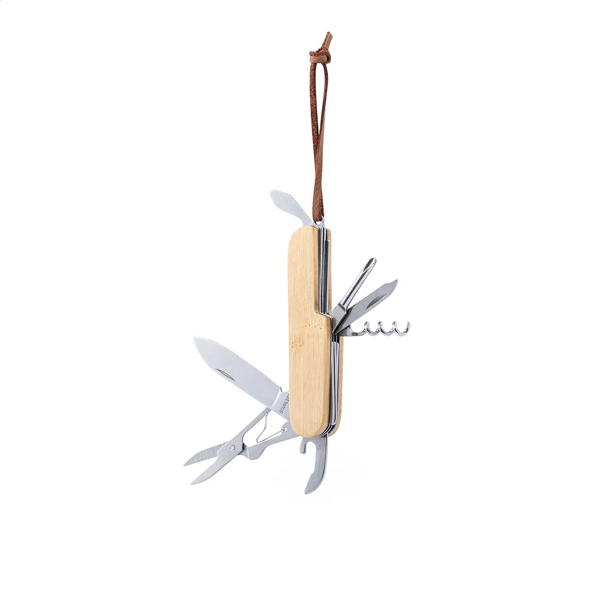 Multifunktionstaschenmesser Hiddins, natur – Bild 2