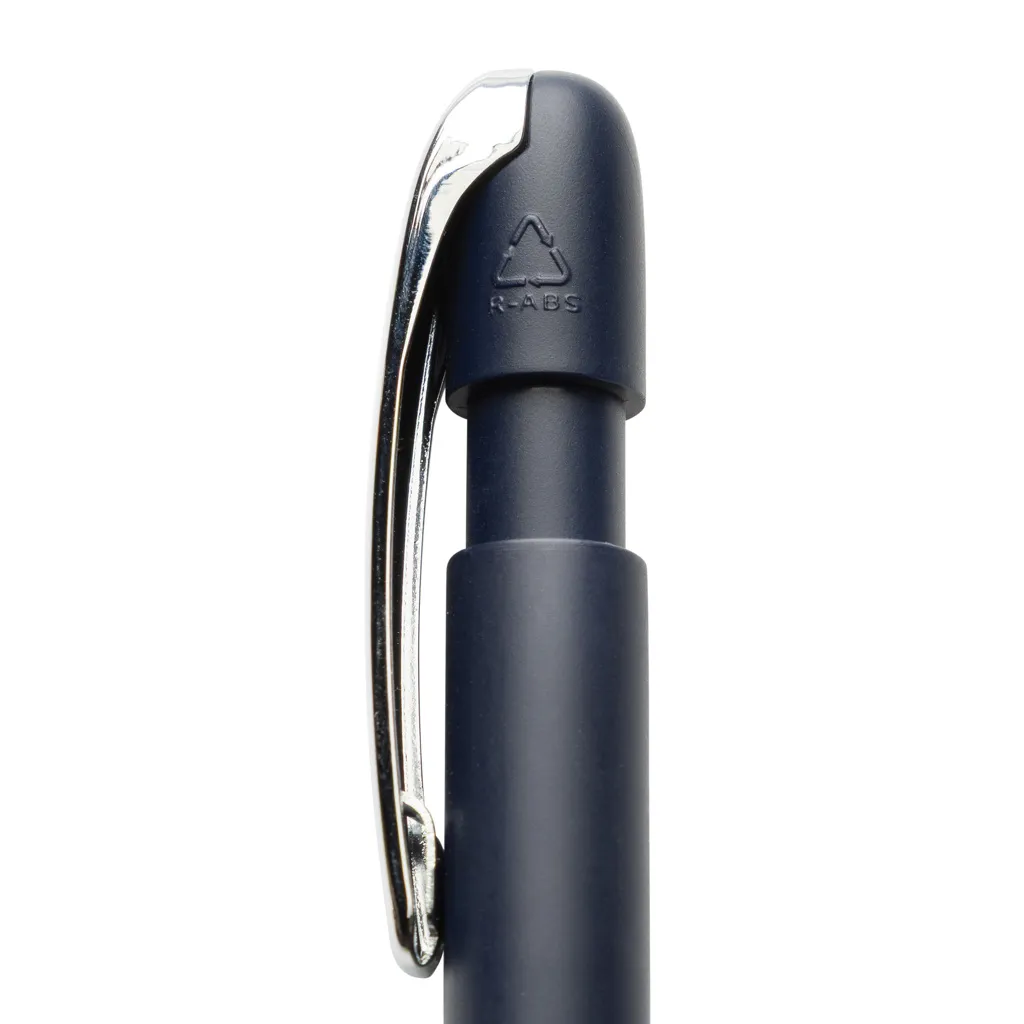 Glide GRS-zertifizierter rABS Stift mit Metallclip, navy blau – Bild 2