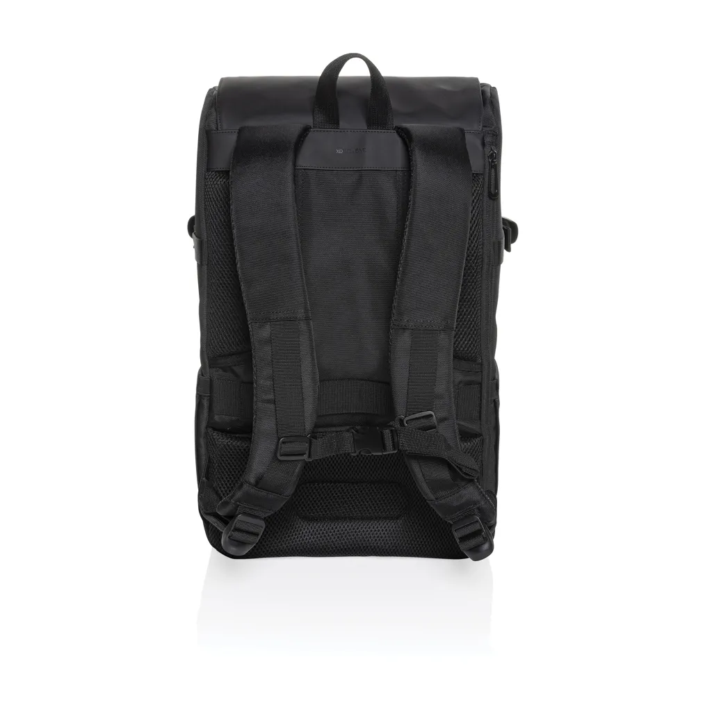 Pascal AWARE™ RPET Deluxe Weekend Rucksack, schwarz – Bild 4