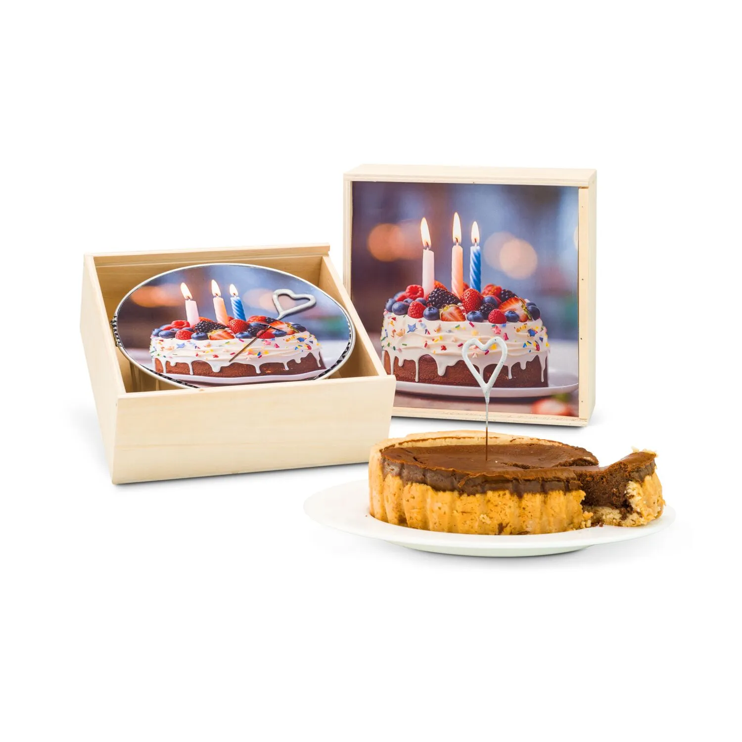 Geschenkset / Präsenteset: Feierkuchen, braun – Bild 2