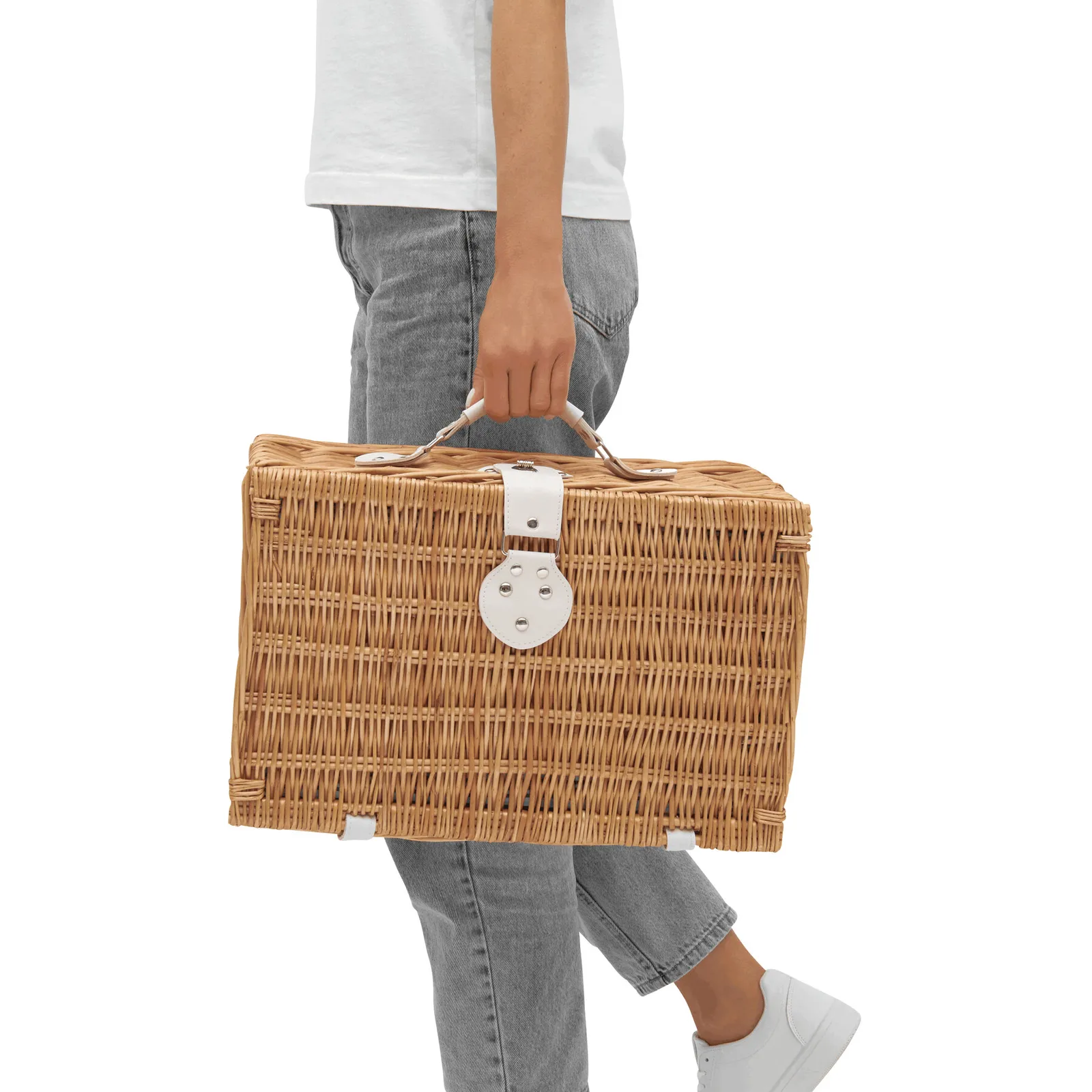 KINGS PARK - Weiden-Picknickkorb braun, braun – Bild 10