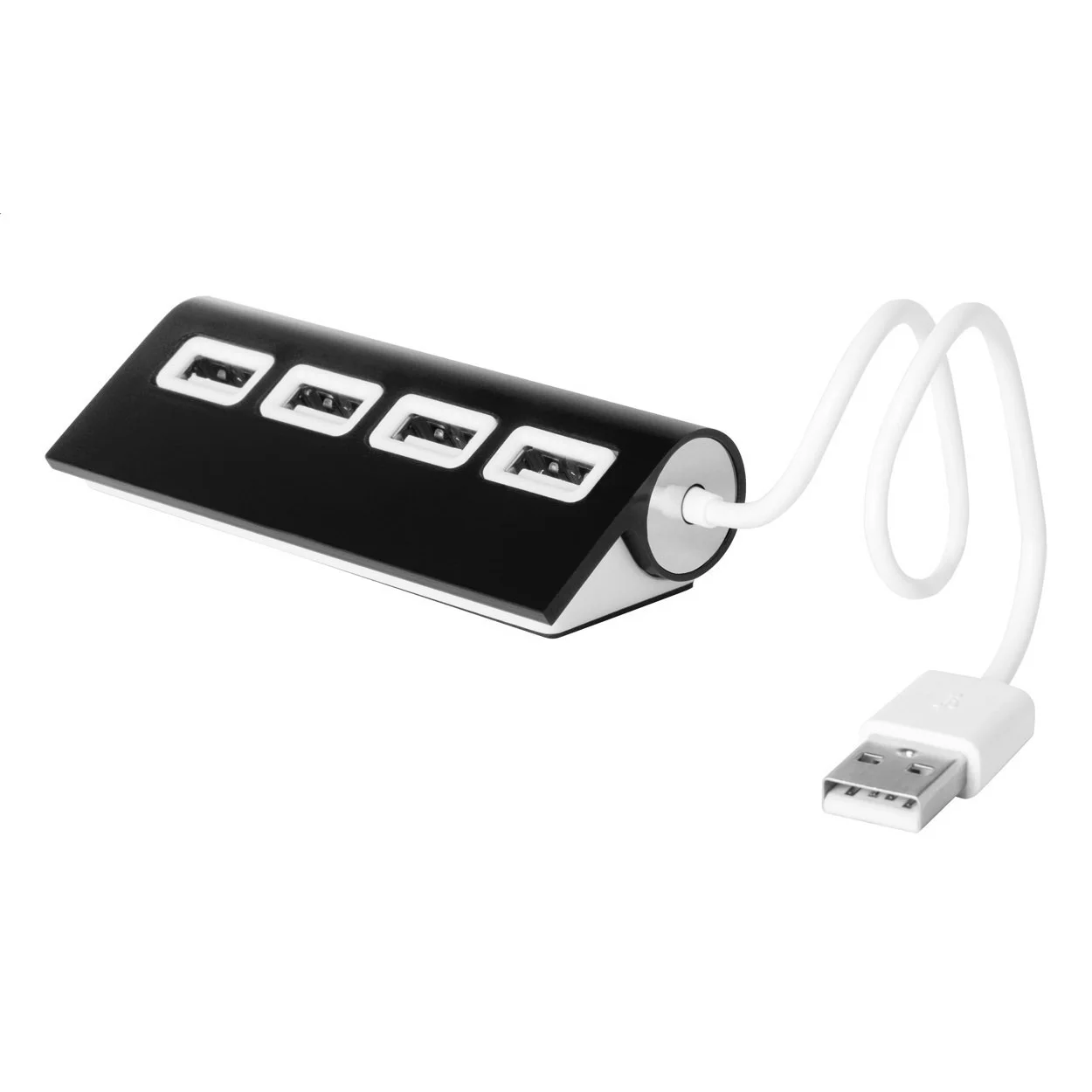Usb Hub Wudge, schwarz, weiß – Bild 2