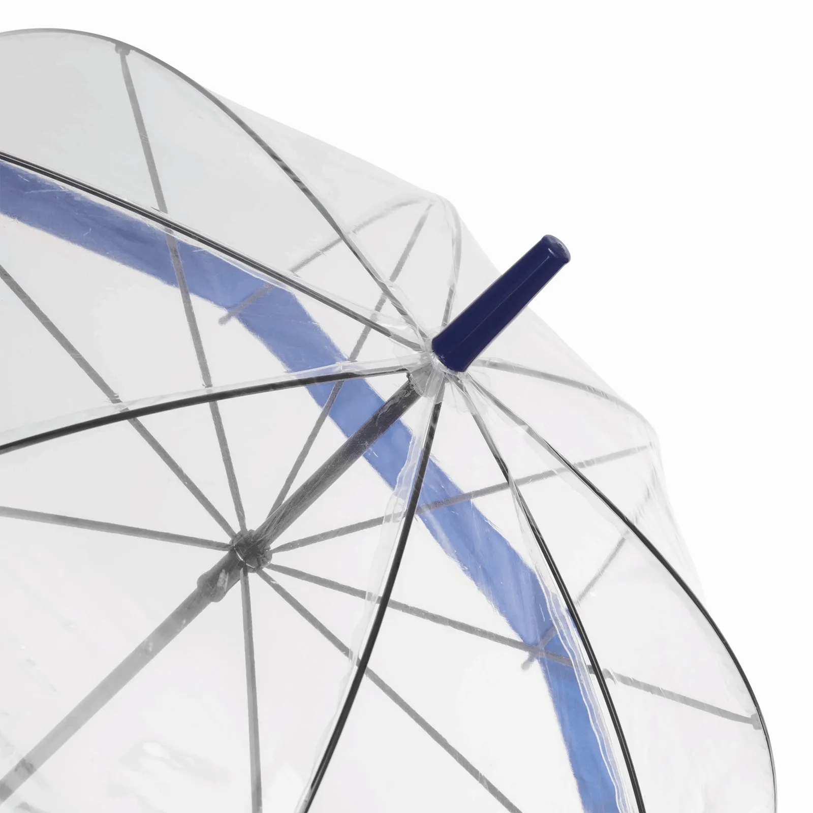 HONEYMOON Umbrella, Glockenschirm, blau, transparent – Bild 5