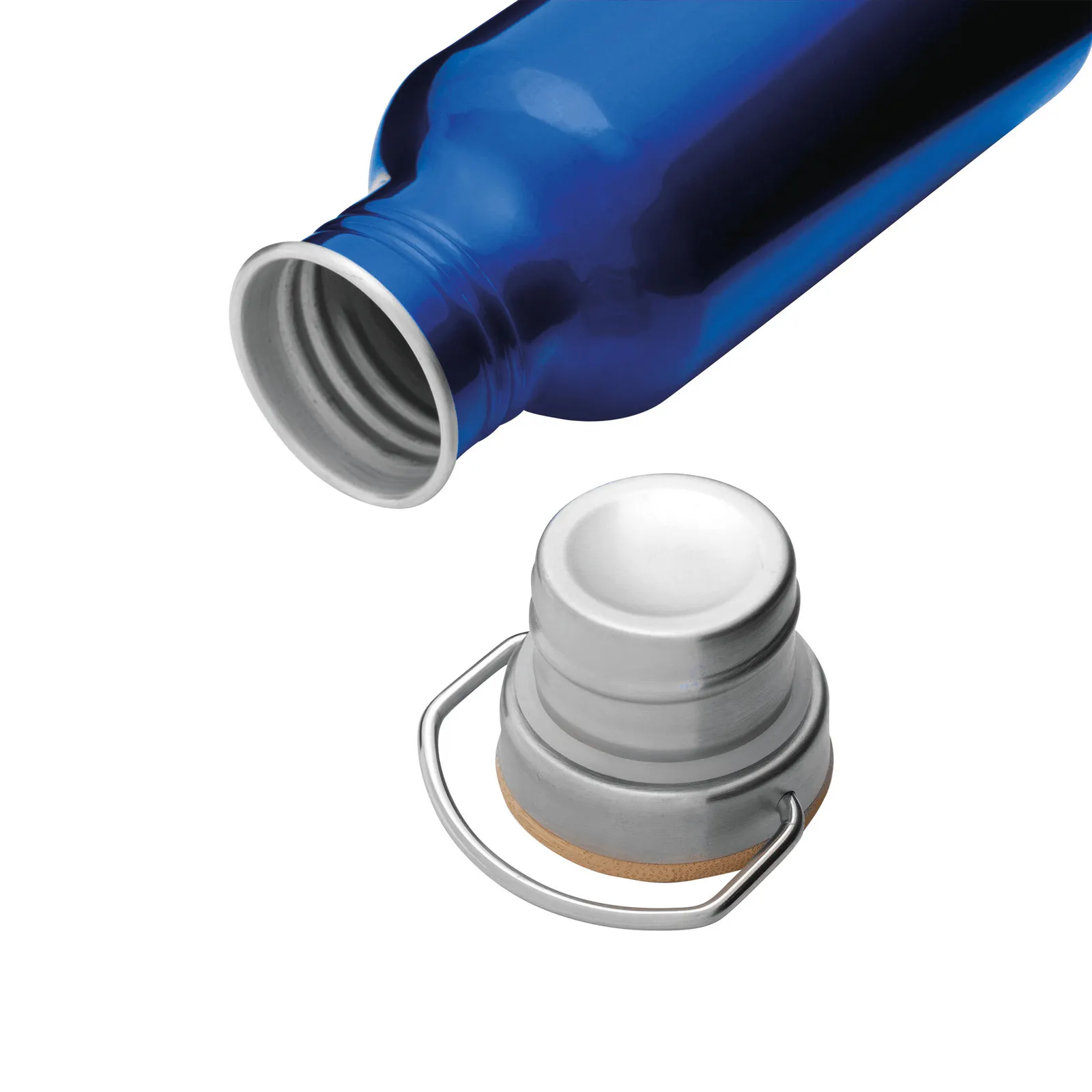MECOZI TRANSIT - Aluminium Trinkflasche, blau – Bild 8