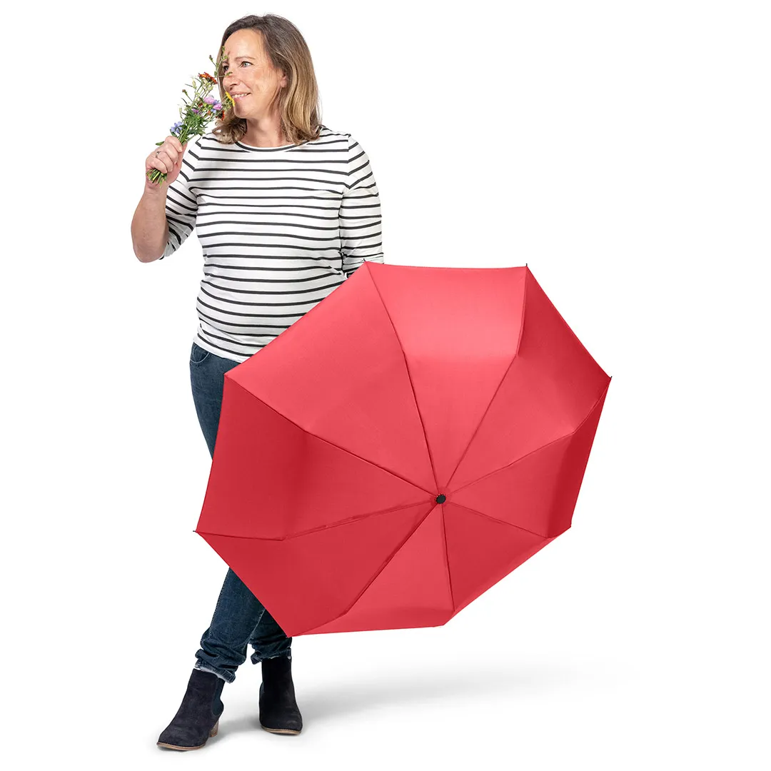 Taschenschirm ÖkoBrella, Ø 98 cm, Länge 27 cm, rot wS – Bild 9