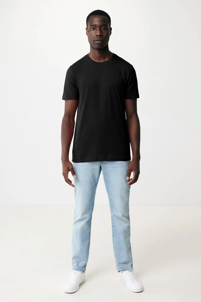 IQONIQ Bryce T-Shirt aus recycelter Baumwolle, schwarz – Bild 9