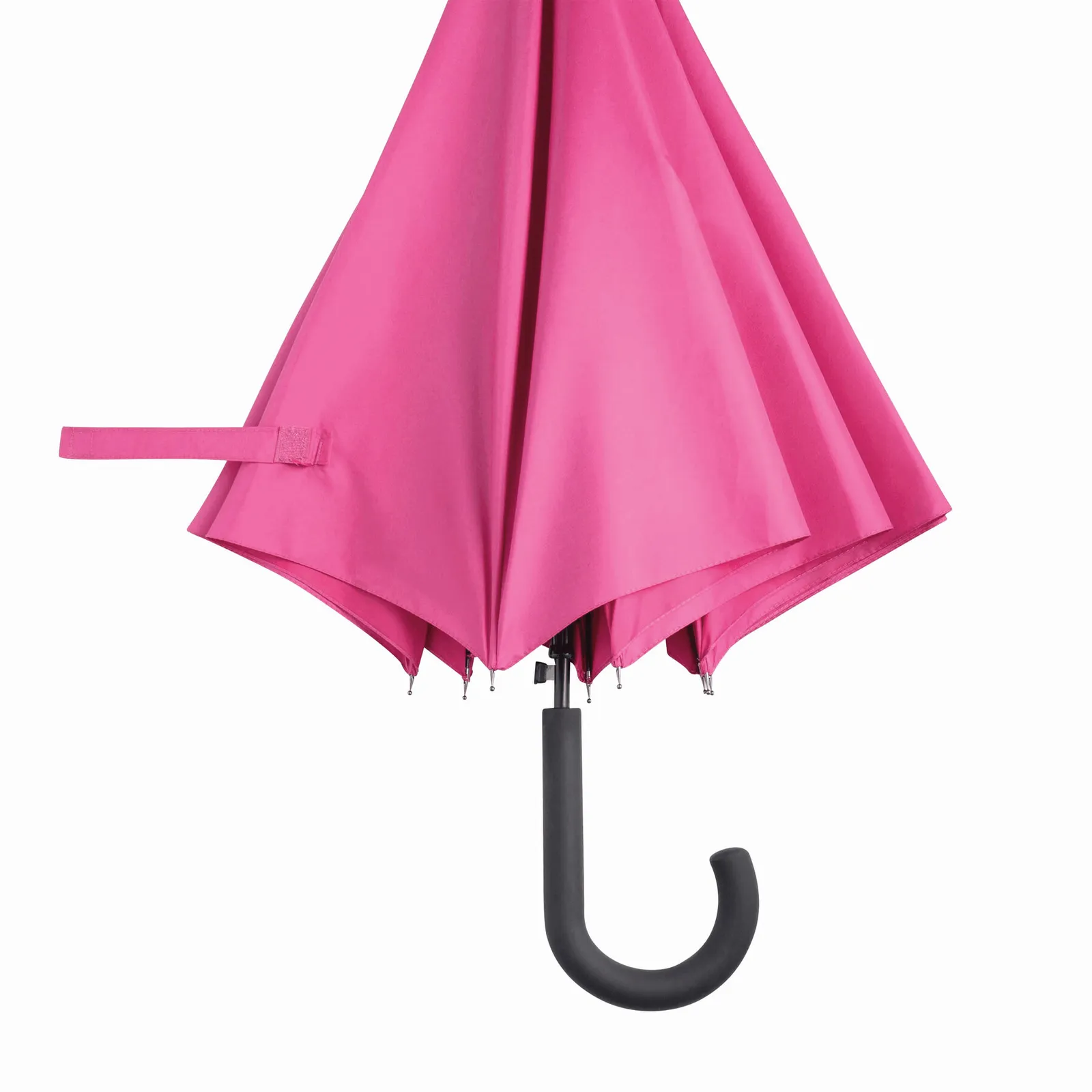 WIND Umbrella, Windproof-Stockschirm, dunkelpink – Bild 4