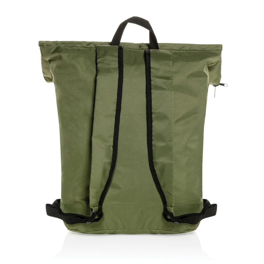Dillon AWARE™ RPET faltbarer Lightweight-Rucksack, grün – Bild 4