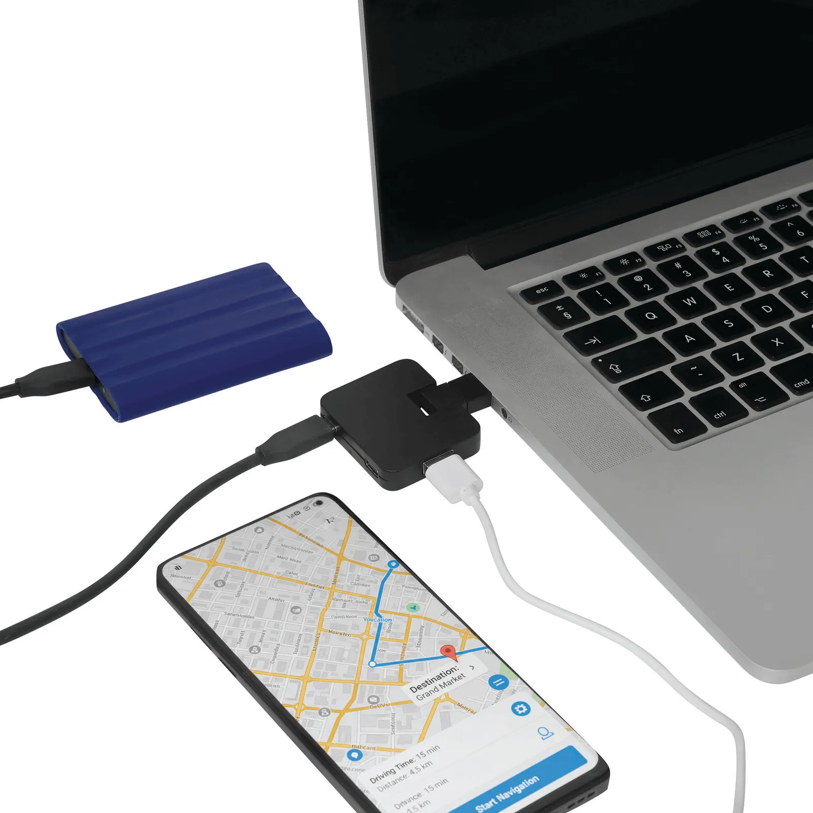 HUBI - USB Hub, schwarz – Bild 8