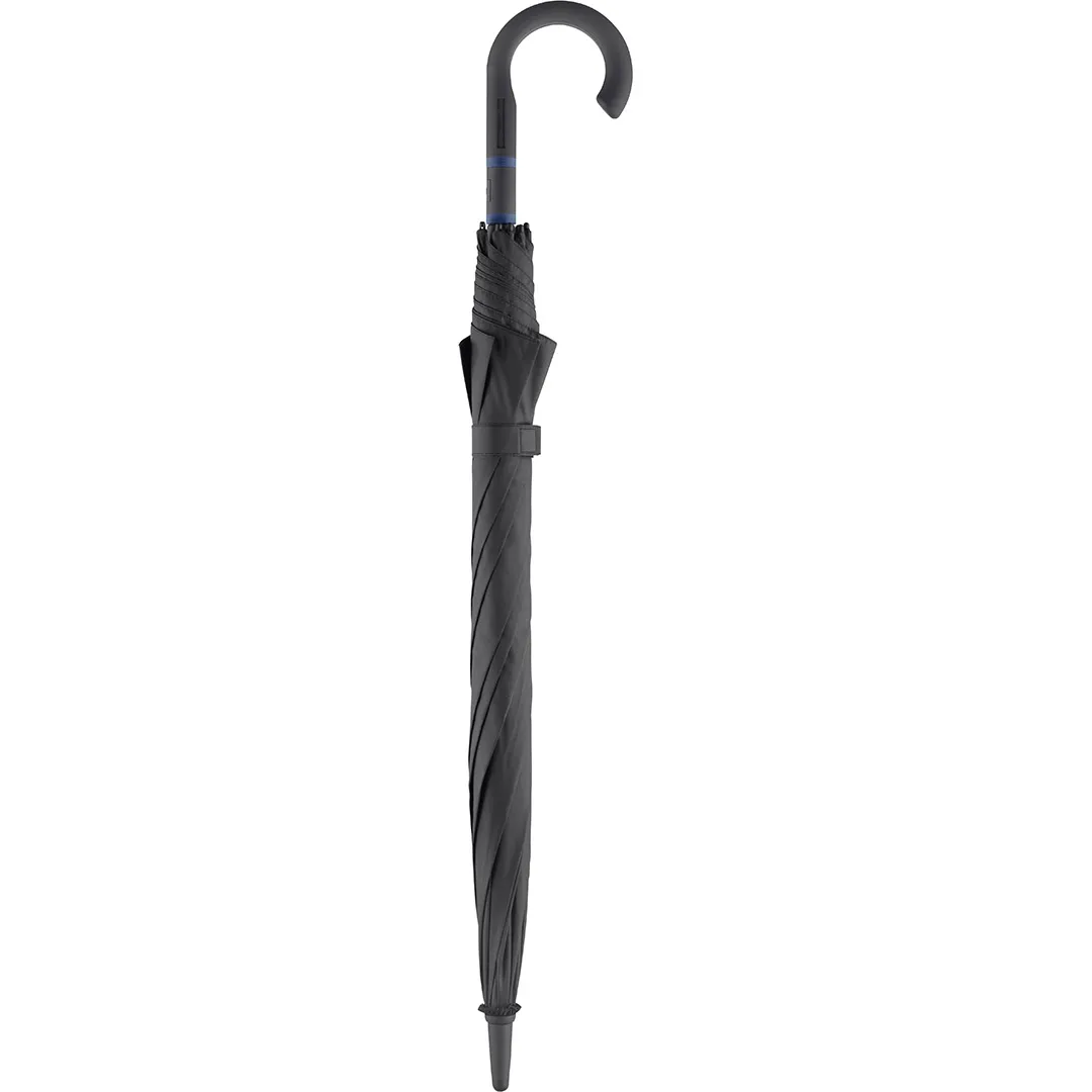 AC-Midsize-Stockschirm FARE® Style, schwarz-marine – Bild 2
