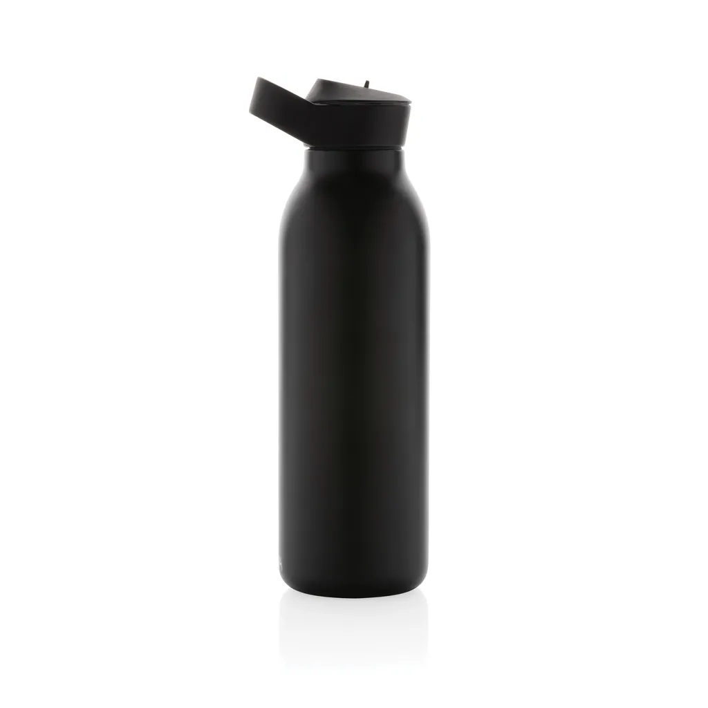 Avira Ara RCS Re-Steel Fliptop Wasserflasche 500ml, schwarz – Bild 2