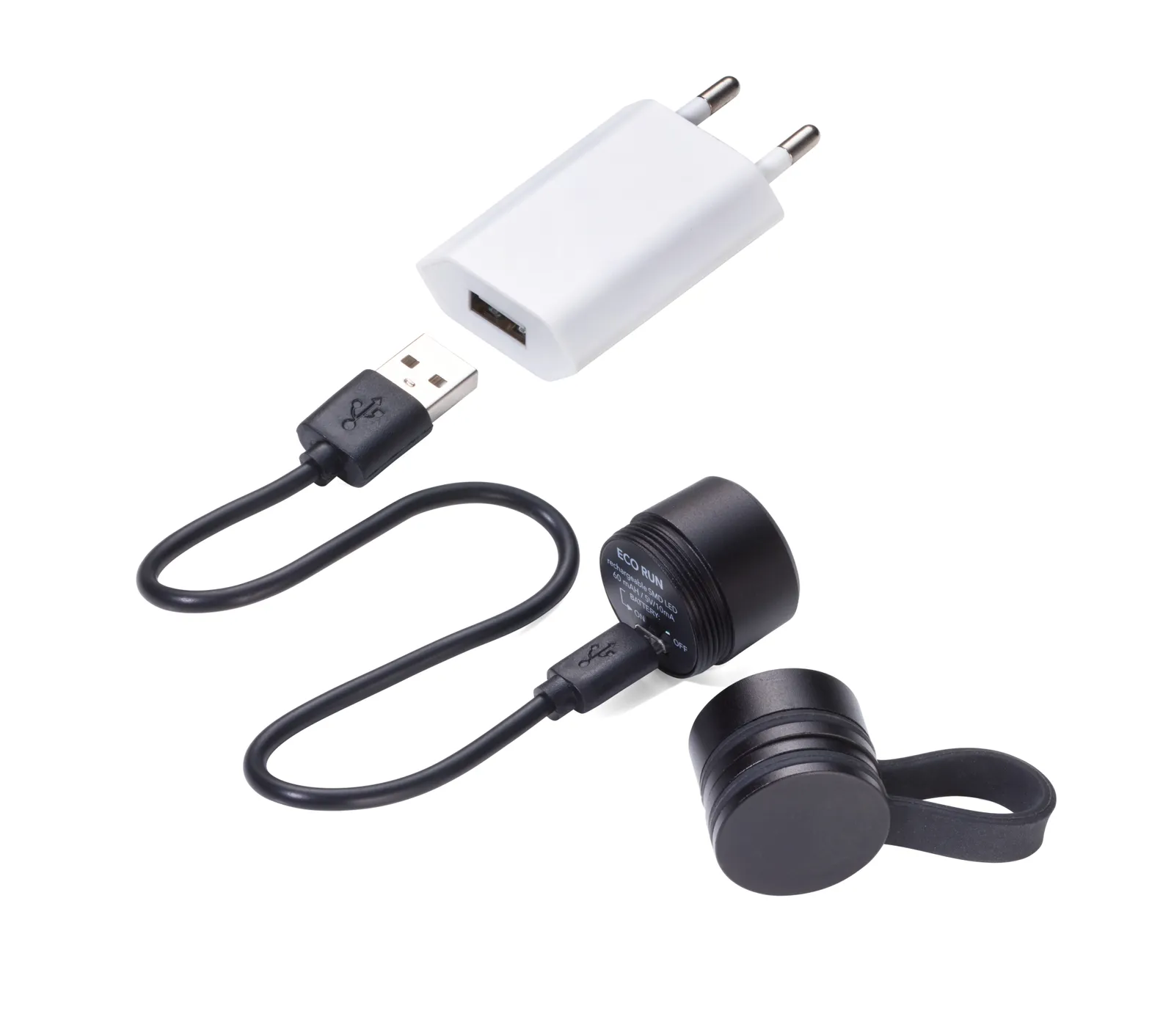 Taschenlampe ECO RUN schwarz, schwarz – Bild 5