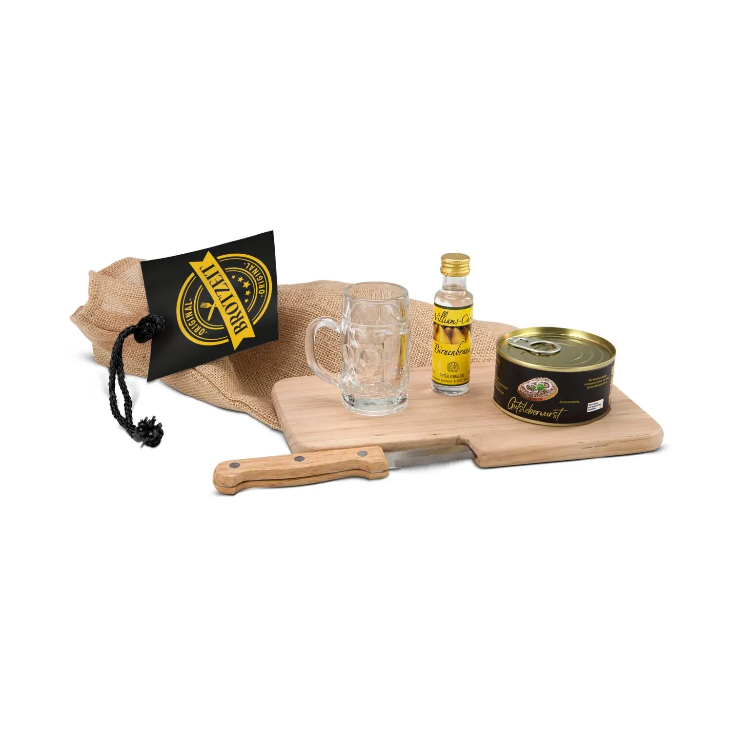Geschenkset / Präsenteset: Herzhafte Brotzeit, braun – Bild 2