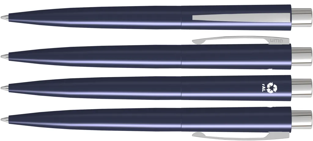 LUMOS RECY Druckkugelschreiber dunkelblau, dunkelblau – Bild 2